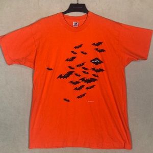 Vintage Halloween Fruit of the Loom Single Stitch Short Sleeve Shirt Men size XL